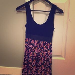 Flower print dress